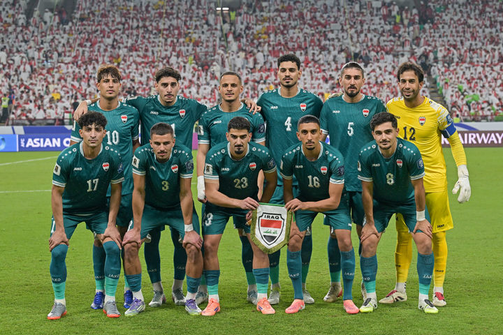 [아부다비=AP/뉴시스] 이라크 축구 국가대표팀. 2025.11.14.