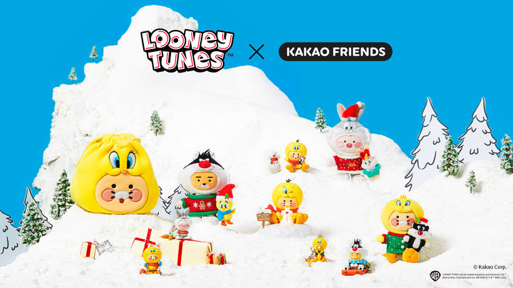 카카오프렌즈, 루니툰즈 캐릭터 '크리스마스 에디션' 출시