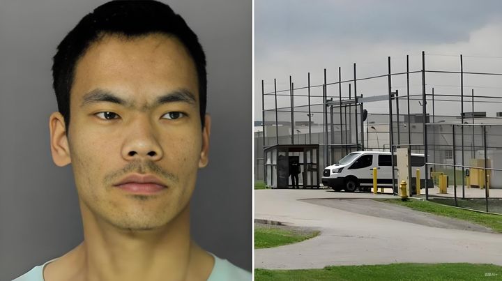 [서울=뉴시스]지난 8월 미국 이민세관단속국(ICE) 구금 시설에서 중국 국적 이민자가 숨진 사건과 관련해, 유족이 미국 정부를 상대로 소송을 제기했다. 펜실베이니아주 모샤넌 밸리 구금센터에서 사망한 중국인 거차오펑(32)와 센터의 모습. <사진출처: 중국 바이두> 2025.11.14