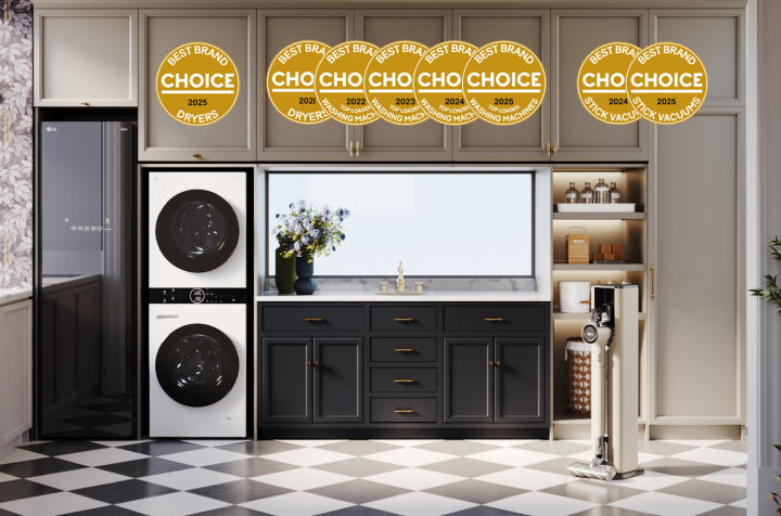 [서울=뉴시스]LG전자의 TV와 생활가전이 호주 대표 소비자 매체 '초이스(CHOICE)'의 올해 평가에서 '최고의 브랜드(Best Brand)'를 휩쓸었다. (사진=LG전자 제공) photo@newsis.com *재판매 및 DB 금지