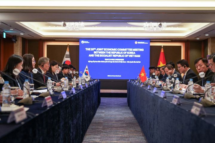[서울=뉴시스] 제20차 한-베트남 경제공동위 개최. (사진=외교부 제공) 2025.11.14 *재판매 및 DB 금지
