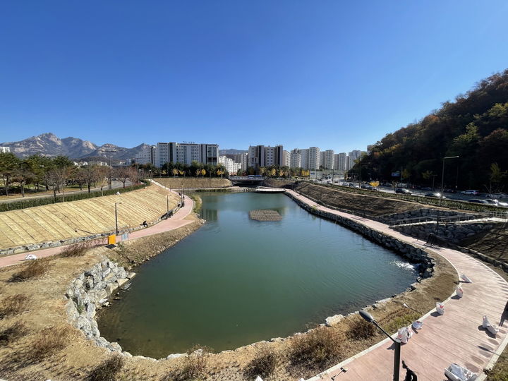 [서울=뉴시스] 구파발천 유수지. 2025.11.16. (사진=서울시 제공) *재판매 및 DB 금지