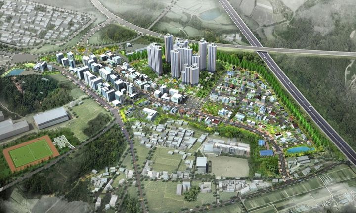 [창녕=뉴시스] 창녕 대합미니복합타운 조감도. (사진= 창녕군 제공) 2025.11.15. photo@newsis.com *재판매 및 DB 금지