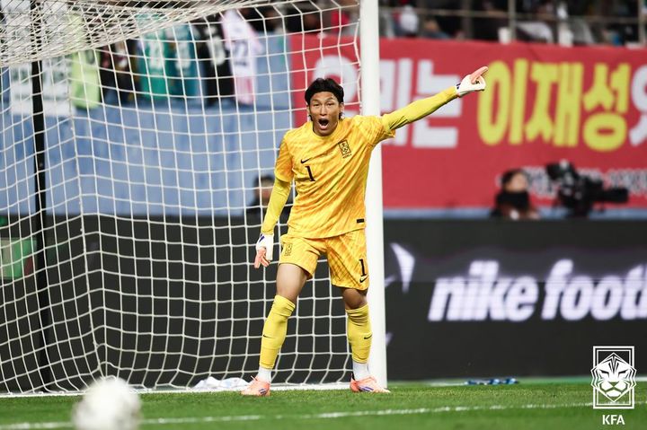 [서울=뉴시스] 축구 국가대표 골키퍼 김승규. (사진=대한축구협회 제공) *재판매 및 DB 금지