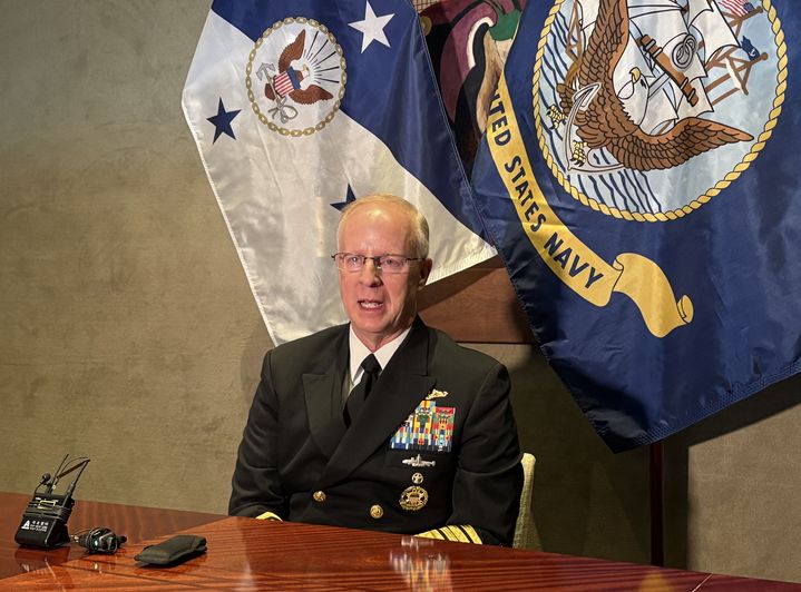 [서울=뉴시스] 대릴 커들 미국 해군참모총장. (사진=국방부공동취재단 제공) 2205.11.16. *재판매 및 DB 금지
