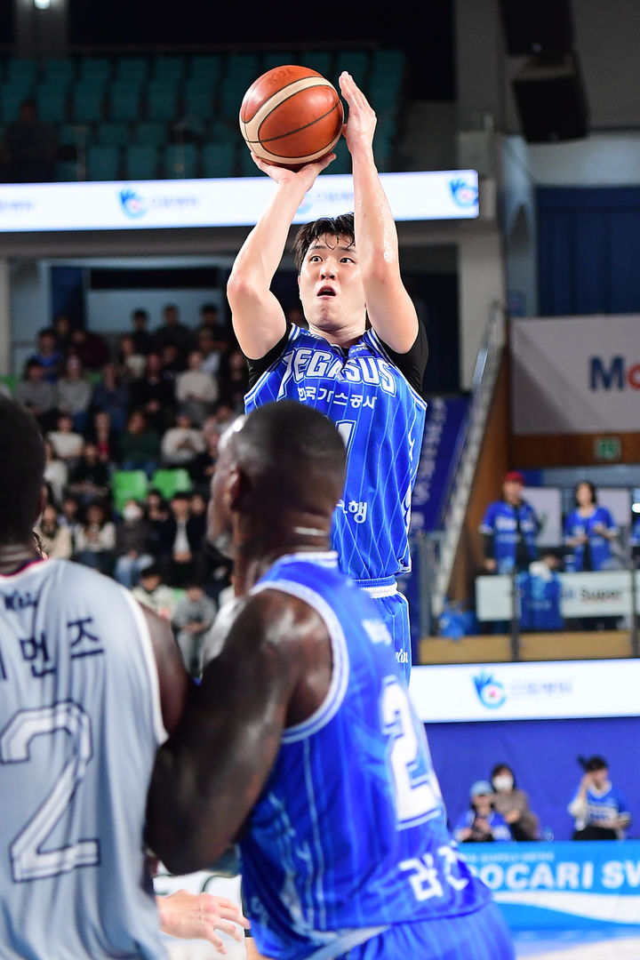 [서울=뉴시스] 프로농구 대구 한국가스공사의 김준일. (사진=KBL 제공) *재판매 및 DB 금지