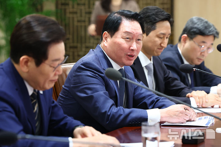 최태원 "국내 적극 투자·고용...AI 데이터센터도 더 빠르게" - 뉴스 썸네일 이미지