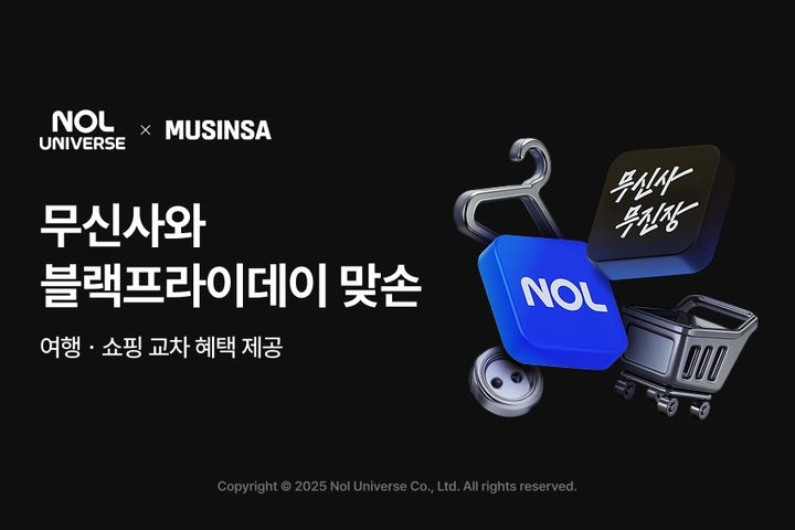NOL-무신사, '블랙프라이데이' 여행·쇼핑 교차 혜택 제공