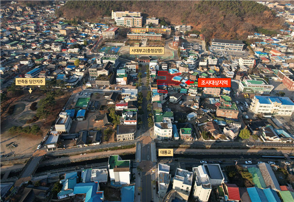 [공주=뉴시스] 공주시 대통사지 조사대상지역 위치도.(사진=공주시 제공). 2025.11.18. photo@newsis.com. *재판매 및 DB 금지