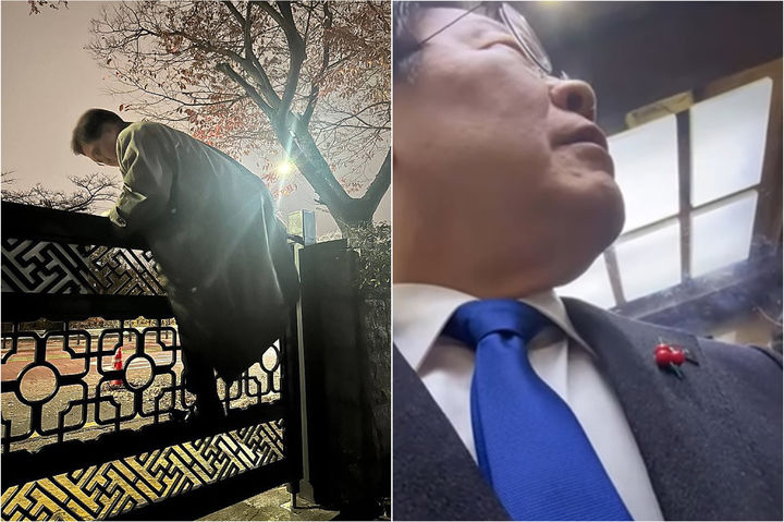 [서울=뉴시스] 국회가 '12·3 내란' 발생 1년을 맞아 다양한 형태의 기억 사업을 추진하는 가운데 기획을 맡은 탁현민 목포대 특임교수가 다크투어 등을 준비하고 있다고 밝혔다. 사진은 비상계엄을 선포 당시 국회의 문을 넘는 우원식 국회의장(왼)과 국회로 향하고 있는 이재명 대통령(당시 더불어민주당 대표)의 모습. 2025.11.18. *재판매 및 DB 금지