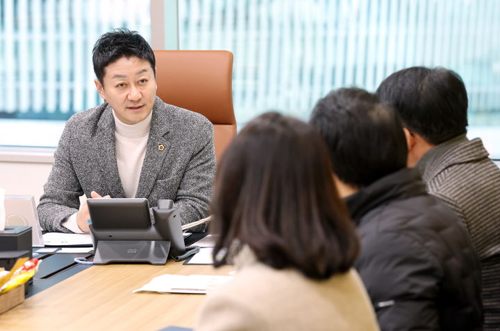 간담회 중인 김진경 경기도의회 의장(사진=경기도의회 제공) *재판매 및 DB 금지