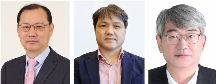 [서울=뉴시스] 효성그룹이 19일 단행한 임원인사를 통해 부사장으로 승진한 배인한(왼쪽) 동나이법인장, 배용배(가운데) 중국 남통법인장, 박남용(오른쪽) 효성중공업 건설PU장의 모습. (사진=효성 제공) 2025.11.19. photo@newsis.com *재판매 및 DB 금지