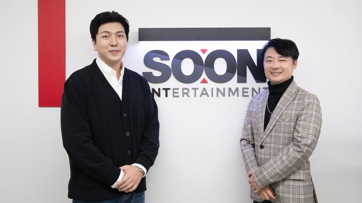 김프로(왼쪽), 순이엔티 박창우 대표