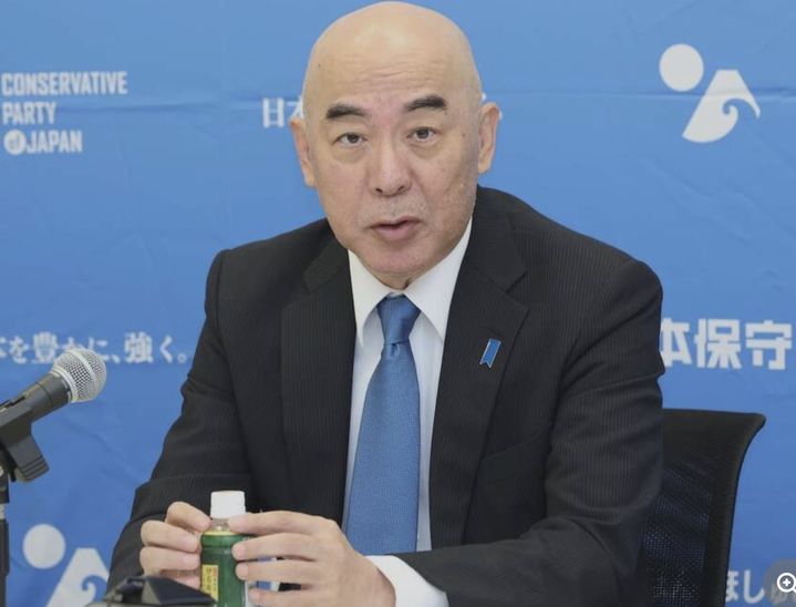 [뉴시스] 햐쿠타 나오키 일본보수당 대표.(사진출처: 산케이신문 홈페이지 캡처) 2025.11.19.