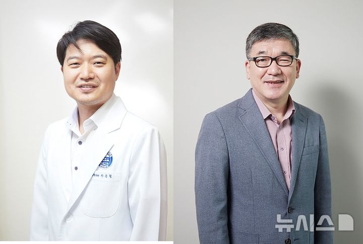 [서울=뉴시스] 왼쪽부터 이순철 차 의과학대학교 분당차병원 정형외과 교수, 임종섭 차의학연구원 교수. (사진= 차병원 제공)