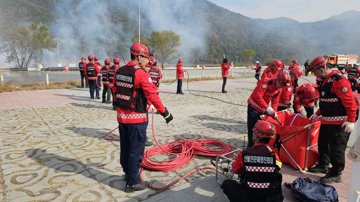 보은군 산불대응 훈련 *재판매 및 DB 금지