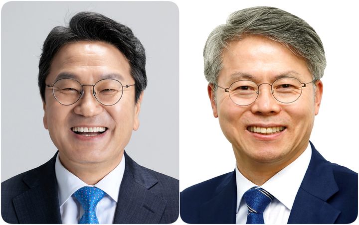 강기정 광주시장과 민형배 국회의원. (사진=뉴시스DB) *재판매 및 DB 금지