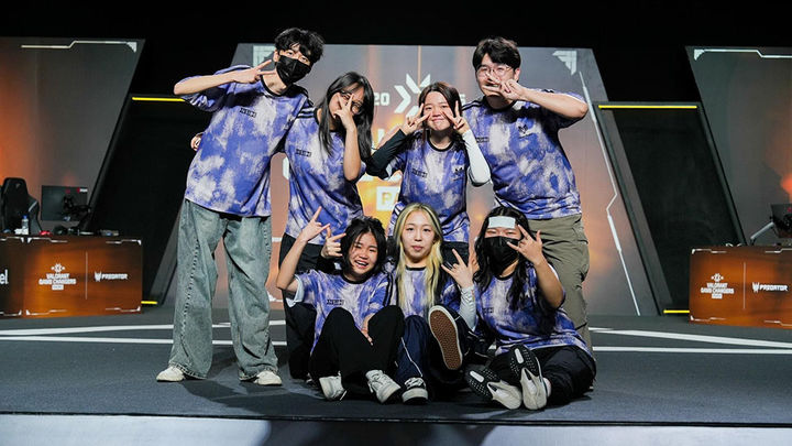 [서울=뉴시스] 오는 20일부터 30일까지 서울 종로구 롤파크에서 열리는 '발로란트 게임 체인저스 챔피언십'에 참가하는 한국팀 '나인테일즈' (사진=라이엇 게임즈 제공) *재판매 및 DB 금지