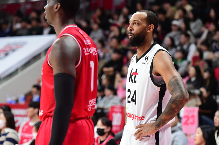 [서울=뉴시스] 프로농구 수원 KT의 데릭 윌리엄스. (사진=KBL 제공) *재판매 및 DB 금지