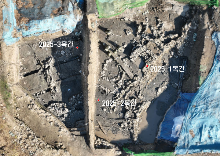  [서울=뉴시스] 양주 대모산성 15차 발굴조사에서 목간들이 나온 장소 (사진=양주시 제공) 2025.11.20. photo@newsis.com *재판매 및 DB 금지