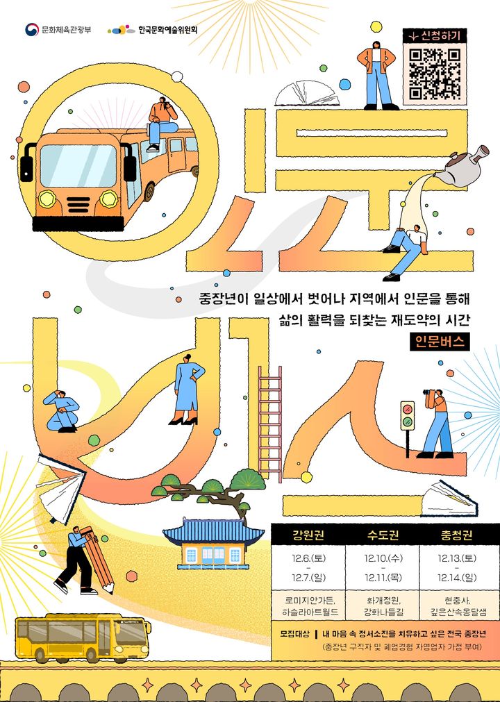 '인문버스' 포스터. (이미지=예술위 제공) *재판매 및 DB 금지