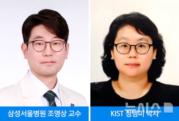 [서울=뉴시스] 조영상 삼성서울병원 이비인후과 교수·정영미 한국과학기술연구원(KIST) 박사. (사진= 삼성서울병원 제공) 