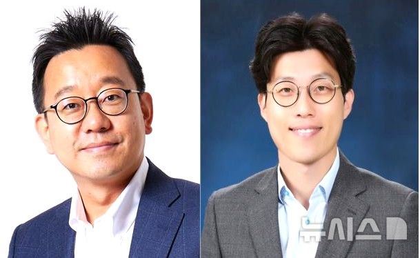 [포항=뉴시스] 송종욱 기자 = 포스텍 기계공학과 김동성·안지환 교수가 지난 18일 '2025 한국정밀공학회 추계 학술 대회 정기 총회'에서 학술상·백암논문상을 수상했다. 사진은 김 교수(왼쪽)와 안 교수. (사진=포스텍 제공) 2025.11.20. photo@newsis.cim