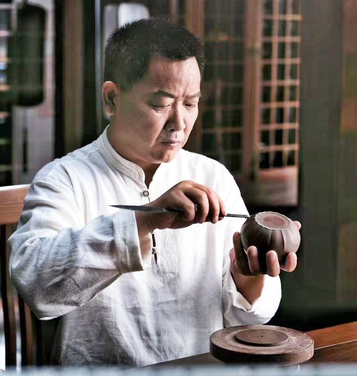 중국 국가급 공예미술사 판웨이췬(사진=부안군 제공) *재판매 및 DB 금지