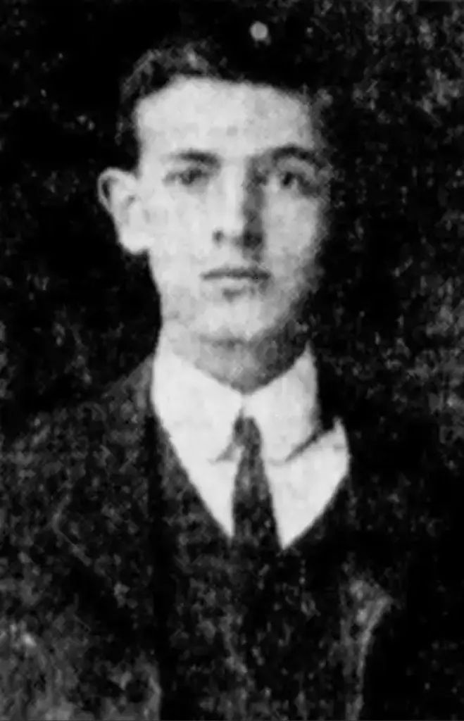 [뉴시스] 경매에 부쳐진 편지의 주인공 어니스트 톰린(21)의 모습 (사진출처: 뉴욕포스트) 2025.11.18