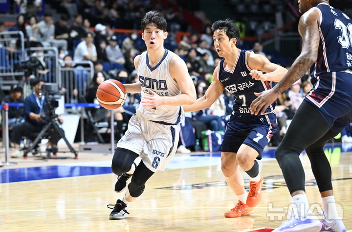 [서울=뉴시스]프로농구 고양 소노의 이정현. (사진=KBL 제공) 2025.11.20.