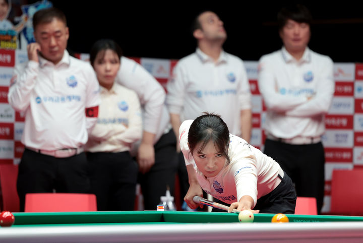 [서울=뉴시스] 프로당구 우리금융캐피탈의 스롱 피아비. (사진=PBA 제공) 2025.11.21. *재판매 및 DB 금지