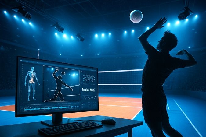 [서울=뉴시스]배구연맹, AI 비디오판독 기술 도입 추진. (사진=힌국배구연맹 제공)