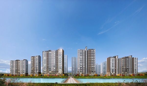 [서울=뉴시스] 시흥거모지구 대방 엘리움 더 루체Ⅰ·Ⅱ 투시도. (사진=대방건설 제공) 2025.11.21. photo@newsis.com *재판매 및 DB 금지