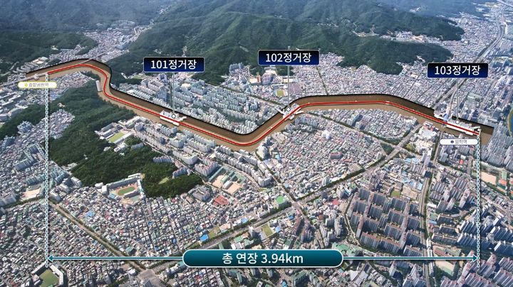 [서울=뉴시스] 우이신설 연장선 노선. 2025.11.24. (사진=서울시 제공) *재판매 및 DB 금지