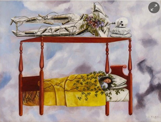 [서울=뉴시스]멕시코의 유명 여류 화가 프리다 칼로가 1940년 그린 자화상이 20일(현지시각) 뉴욕 소더비 경매에서 5470만 달러(약 806억원)에 낙찰돼 여성 화가의 경매 낙찰가로는 최고 기록을 새로 세웠다. <사진 출처 : 가디언> 2025.11.21.