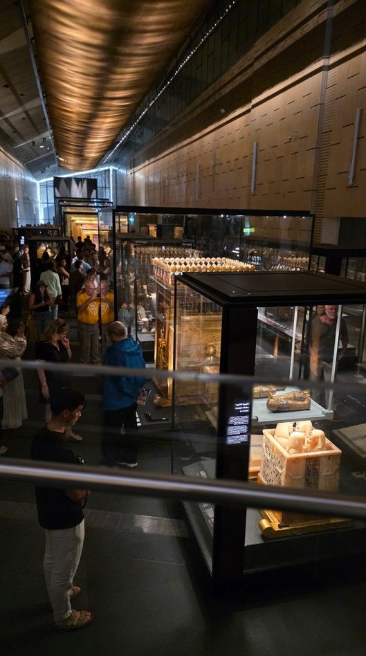 [카이로 사진=박현주 미술전문기자] 이집트 대박물관 투탕카몬 전시실. 2025.11.19. hyun@newsis.com *재판매 및 DB 금지