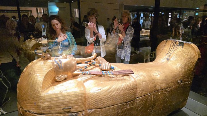 [카이로 사진=박현주 미술전문기자] 이집트 대박물관 투탕카몬 전시실. 2025.11.19. hyun@newsis.com *재판매 및 DB 금지