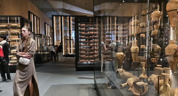 [카이로 사진=박현주 미술전문기자] 이집트 대박물관 투탕카몬 전시실. 2025.11.19. hyun@newsis.com *재판매 및 DB 금지