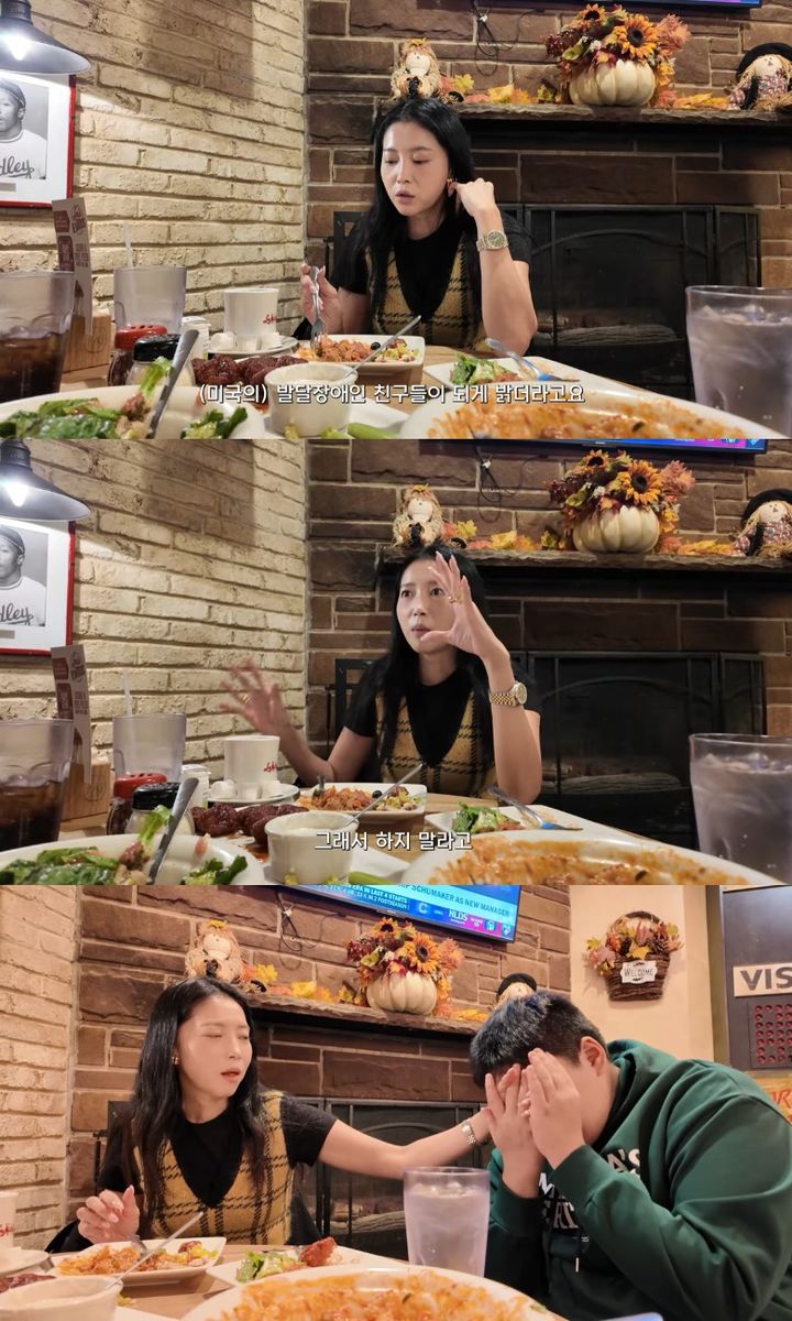 [서울=뉴시스] 오윤아와 아들의 모습. (사진=유튜브 채널 'Oh!윤아' 캡처) 2025.11.22. photo@newsis.com *재판매 및 DB 금지