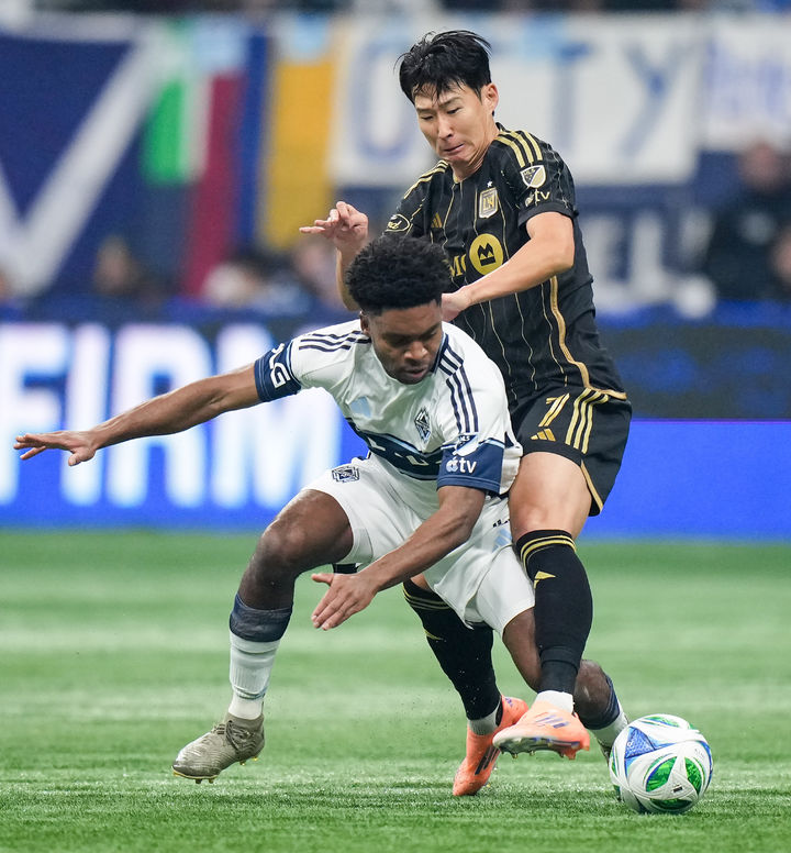 [밴쿠버=AP/뉴시스] 미국 프로축구 메이저리그사커(MLS) 로스앤젤레스FC(LAFC)의 손흥민. 2025.11.22.