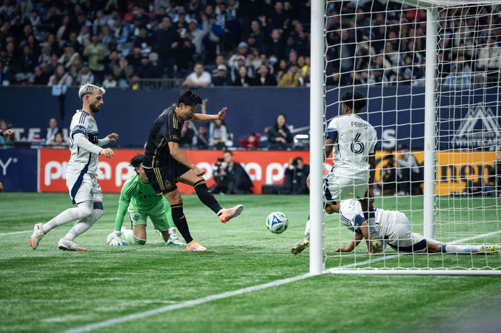 [밴쿠버=AP/뉴시스] 미국 프로축구 메이저리그사커(MLS) 로스앤젤레스FC(LAFC)의 손흥민. 2025.11.22.