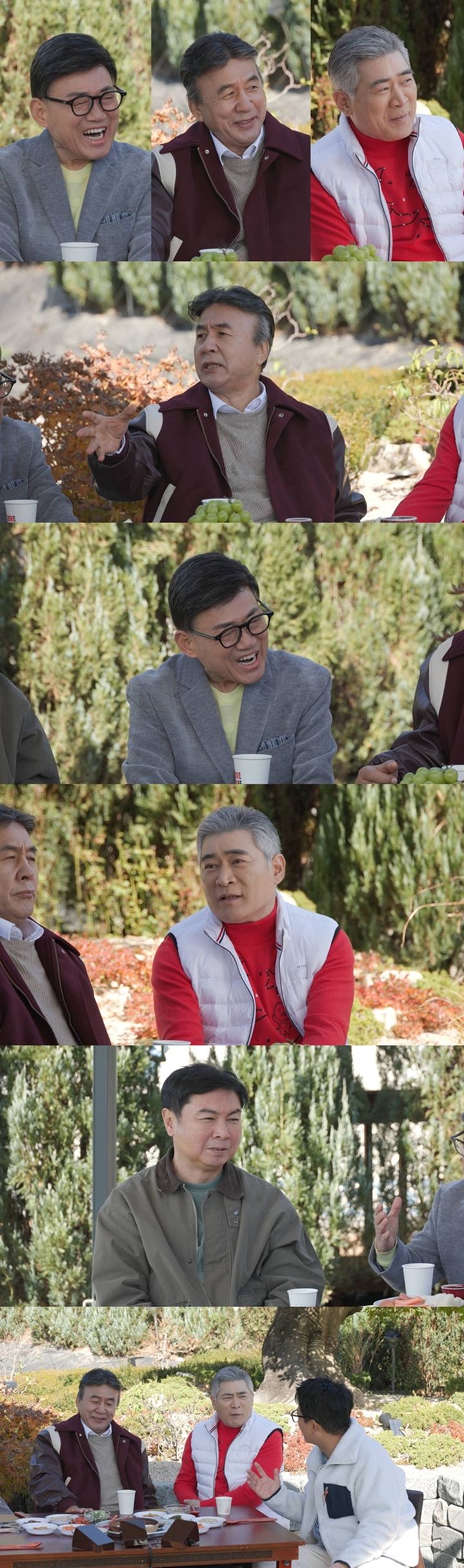 [서울=뉴시스] 23일 오후 9시 방송되는 SBS TV 예능물 '미운 우리 새끼'에서 임원희, 김준호가 엄영수, 박영규, 편승엽을 만나는 모습이 그려진다. (사진=SBS TV 예능물 '미운 우리 새끼' 제공) 2025.11.23. photo@newsis.com *재판매 및 DB 금지