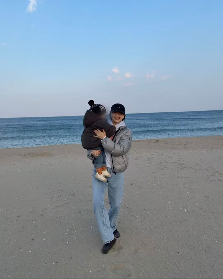 [서울=뉴시스] 손연재가 아들과의 근황을 공개했다. (사진=손연재 인스타그램 캡처) 2025.11.23. photo@newsis.com *재판매 및 DB 금지