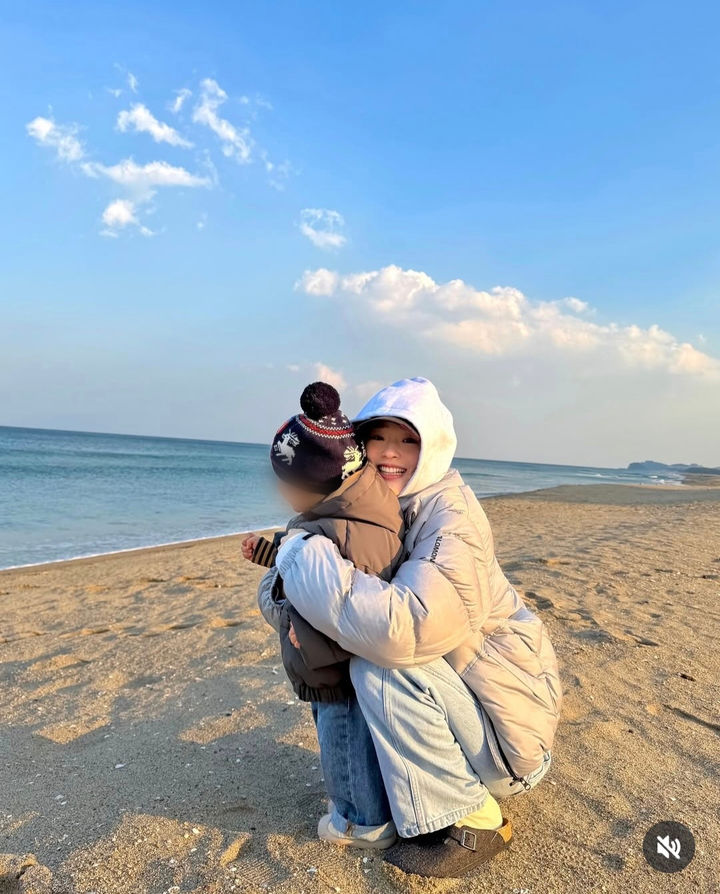 [서울=뉴시스] 손연재가 아들과의 근황을 공개했다. (사진=손연재 인스타그램 캡처) 2025.11.23. photo@newsis.com *재판매 및 DB 금지