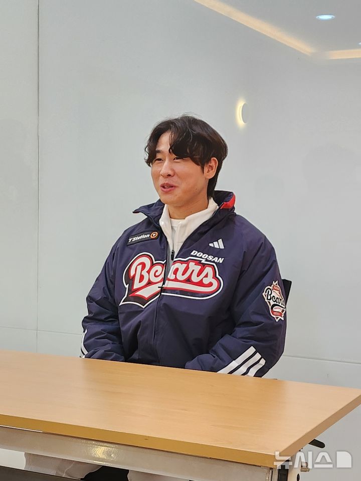 [서울=뉴시스] 박윤서 기자 = 프로야구 두산 베어스 박찬호. 2025.11.23.