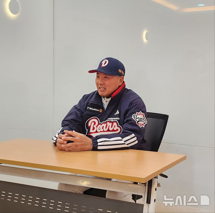 [서울=뉴시스] 박윤서 기자 = 프로야구 두산 베어스 김원형 감독. 2025.11.23.