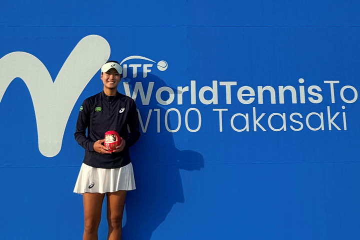 [서울=뉴시스] 국제테니스연맹(ITF) 다카사키 인터내셔널오픈 단식에서 준우승한 구연우. (사진 = 프레인스포츠 제공) *재판매 및 DB 금지