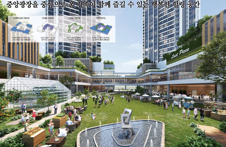 [청주=뉴시스] 충북 청주시 복대동 복합개발 예상조감도. photo@newsis.com *재판매 및 DB 금지