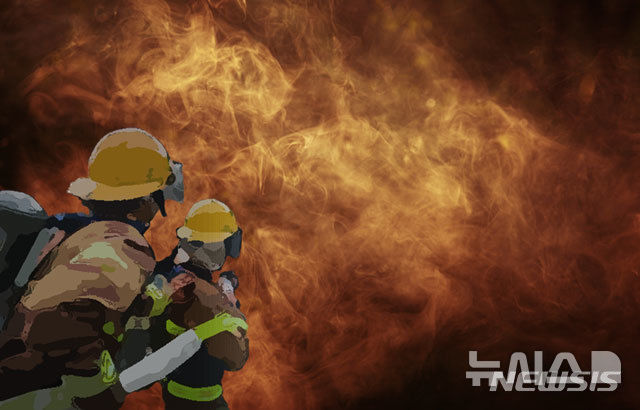 [대구=뉴시스] 공장 화재. (사진=뉴시스 DB)