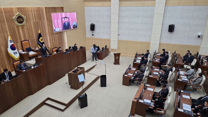 [세종=뉴시스] 세종시의회 본회의장. (사진=뉴시스 DB). photo@newsis.com *재판매 및 DB 금지